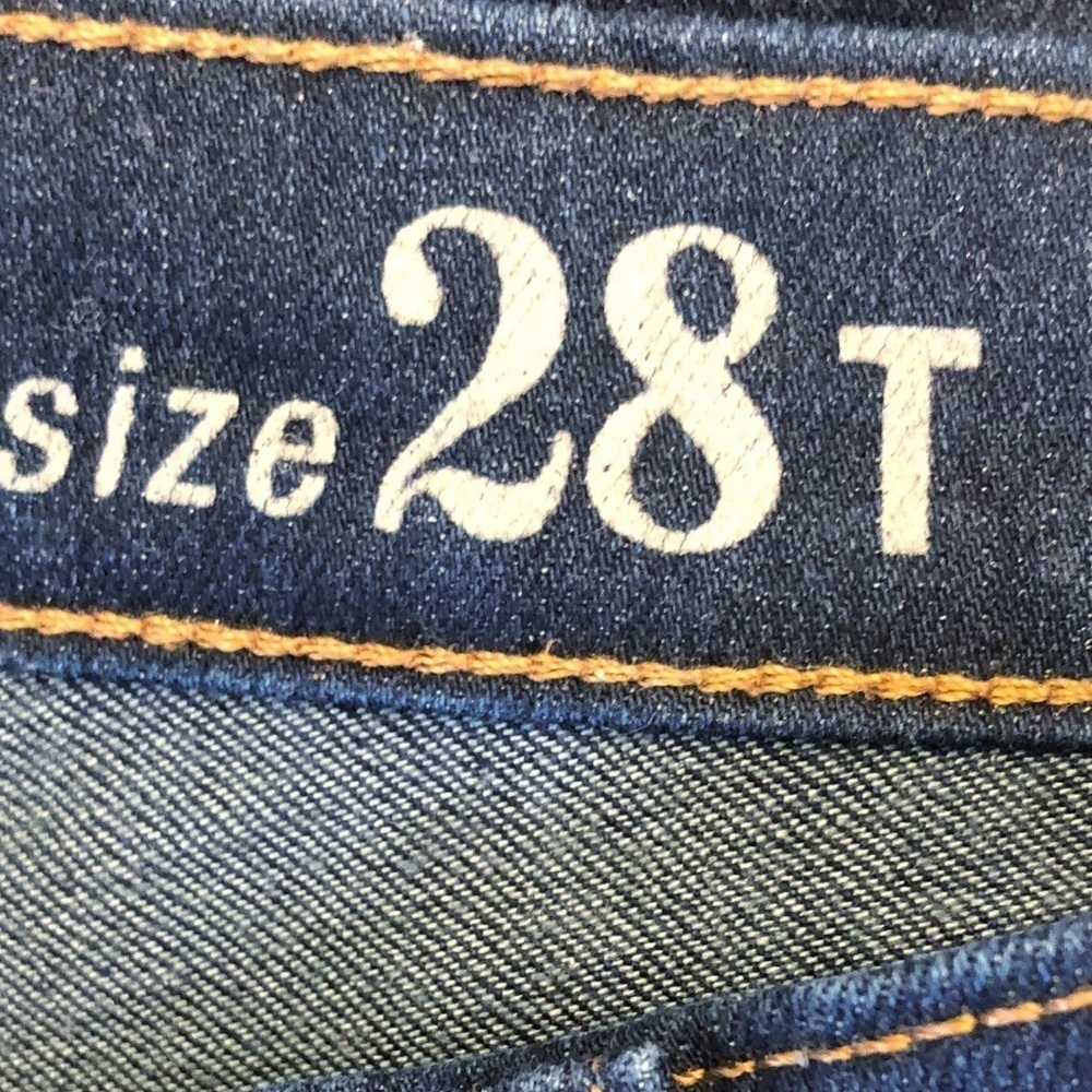 J. CREW NEW Reid Denim Dark Rinse Slim Fit Jeans Size 28 Tall - Picture 12 of 14